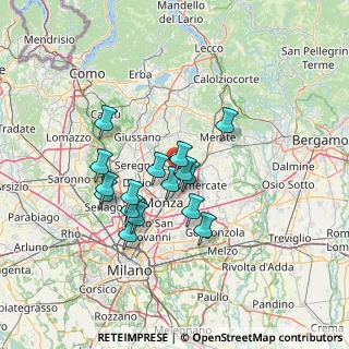 Mappa Via della Cava, 20855 Lesmo MB, Italia (11.12813)