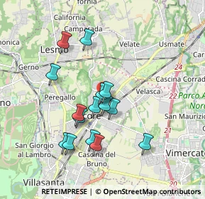 Mappa Via Thomas Alva Edison, 20862 Arcore MB, Italia (1.59733)