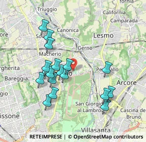 Mappa Campo B, 20853 Biassono MB, Italia (1.74556)