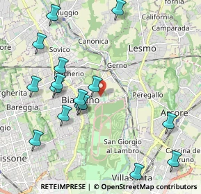 Mappa Campo B, 20853 Biassono MB, Italia (2.30375)