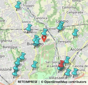 Mappa Campo B, 20853 Biassono MB, Italia (2.496)