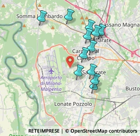 Mappa Via Bretella, 21017 Samarate VA, Italia (3.43583)