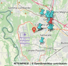 Mappa Via Bretella, 21017 Samarate VA, Italia (3.33308)