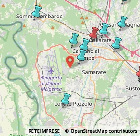 Mappa Via Bretella, 21017 Samarate VA, Italia (6.562)
