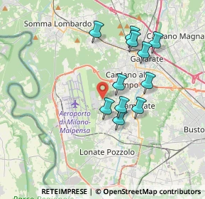 Mappa Via Bretella, 21017 Samarate VA, Italia (3.15182)