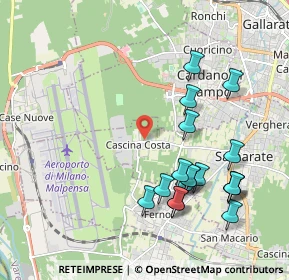 Mappa Via Bretella, 21017 Samarate VA, Italia (2.12)