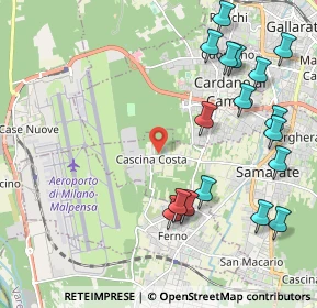 Mappa Via Bretella, 21017 Samarate VA, Italia (2.48941)
