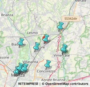 Mappa Via Enrico Fermi, 20862 Arcore MB, Italia (5.035)