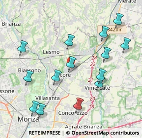 Mappa Via Enrico Fermi, 20862 Arcore MB, Italia (4.405)