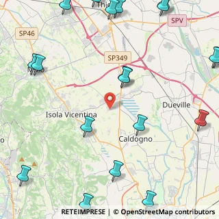 Mappa Via dell'Industria, 36033 Isola vicentina VI, Italia (6.741)