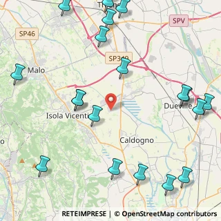Mappa Via dell'Industria, 36033 Isola vicentina VI, Italia (5.9885)