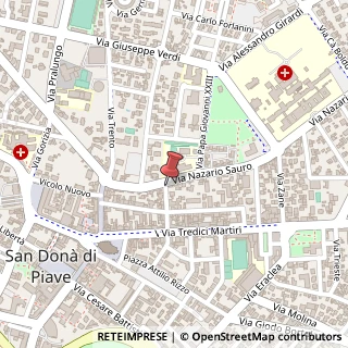 Mappa Via Flavio Stefani, 34, 30027 San Donà di Piave, Venezia (Veneto)