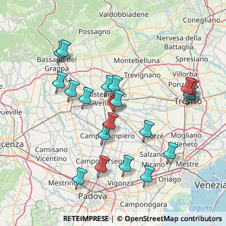 Mappa Via Martiri della Libertà, 31023 Resana TV, Italia (16.4445)