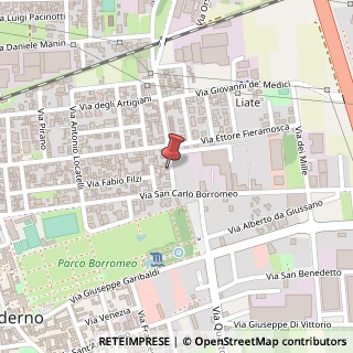 Mappa Via Elisabetta Borromeo, 5, 20811 Cesano Maderno MB, Italia, 20811 Cesano Maderno, Monza e Brianza (Lombardia)