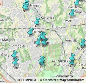 Mappa Via Porta Mugnaia, 20853 Biassono MB, Italia (2.34)