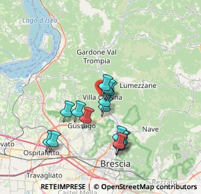 Mappa Via Trentino, 25069 Villa Carcina BS, Italia (6.27733)