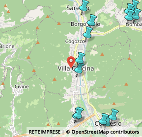 Mappa Via Trentino, 25069 Villa Carcina BS, Italia (3.03867)