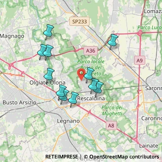 Mappa Via Don Luigi Repetti, 20027 Rescaldina MI, Italia (3.37636)