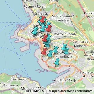 Mappa Via Orsera, 34145 Trieste TS, Italia (1.2465)