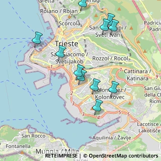 Mappa Via Orsera, 34145 Trieste TS, Italia (2.01727)