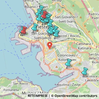 Mappa Via Orsera, 34145 Trieste TS, Italia (2.1745)