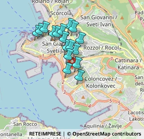 Mappa Via Piemonte D'Istria, 34137 Trieste TS, Italia (1.37529)