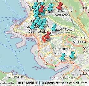 Mappa Via Piemonte D'Istria, 34137 Trieste TS, Italia (2.02368)