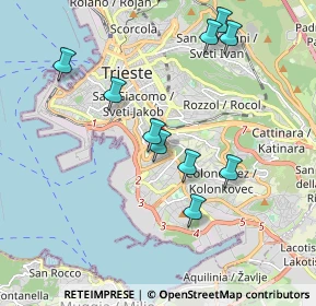 Mappa Via Piemonte D'Istria, 34137 Trieste TS, Italia (2.01727)