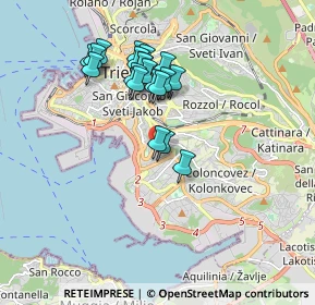 Mappa Via Piemonte D'Istria, 34137 Trieste TS, Italia (1.57)