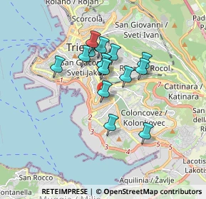 Mappa Via Piemonte D'Istria, 34137 Trieste TS, Italia (1.332)