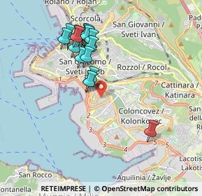 Mappa Via Piemonte D'Istria, 34137 Trieste TS, Italia (1.74188)