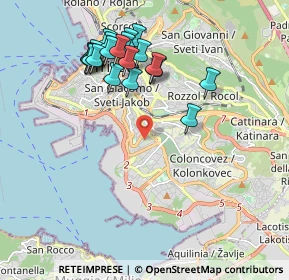 Mappa Via Piemonte D'Istria, 34137 Trieste TS, Italia (1.9875)