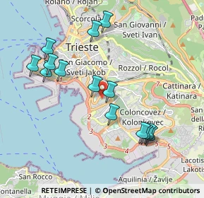 Mappa Via Piemonte D'Istria, 34137 Trieste TS, Italia (1.96714)