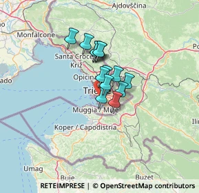 Mappa Via Piemonte D'Istria, 34137 Trieste TS, Italia (7.72)