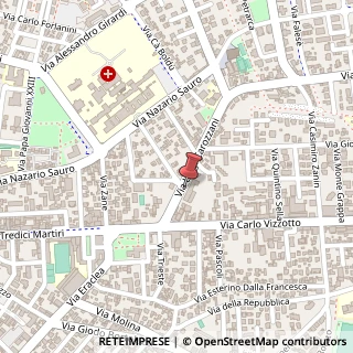 Mappa Via Luigi Carozzani, 10, 30027 San Donà di Piave, Venezia (Veneto)