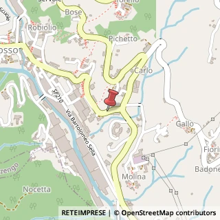 Mappa Via Bacconengo, 94, 13825 Valle Mosso, Biella (Piemonte)