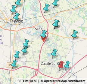 Mappa Via Casoni, 31032 Casale sul Sile TV, Italia (5.07)