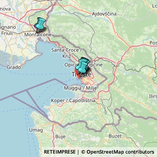 Mappa Punto Franco Nuovo Molo VII, 34123 Trieste TS, Italia (9.08571)