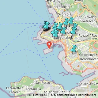 Mappa Punto Franco Nuovo Molo VII, 34123 Trieste TS, Italia (1.74688)
