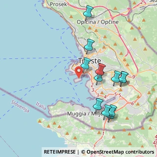Mappa Punto Franco Nuovo Molo VII, 34123 Trieste TS, Italia (4.02833)