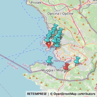 Mappa Punto Franco Nuovo Molo VII, 34123 Trieste TS, Italia (2.44667)