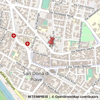 Mappa Via Giuseppe Garibaldi, 12, 30027 San Donà di Piave, Venezia (Veneto)