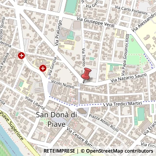 Mappa Via Nazario Sauro, 4, 30027 San Donà di Piave, Venezia (Veneto)