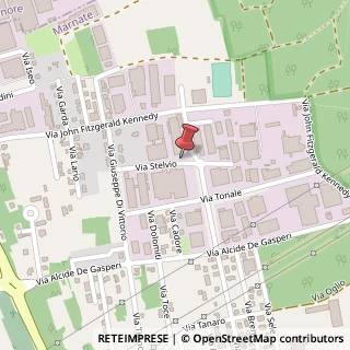 Mappa Via Stelvio, 193, 21050 Marnate, Varese (Lombardia)