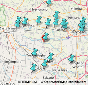 Mappa Via Galileo Galilei, 31050 Badoere TV, Italia (9.352)