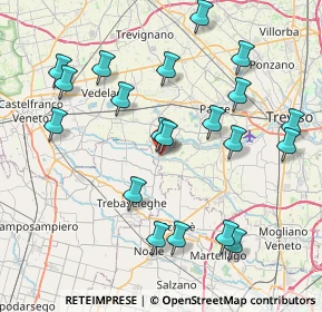 Mappa Via Galileo Galilei, 31050 Badoere TV, Italia (8.5075)