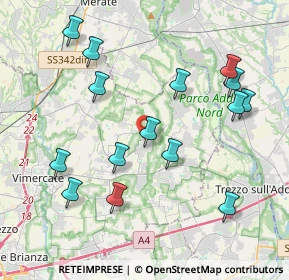 Mappa Via Castelletto, 20883 Mezzago MB, Italia (4.25)