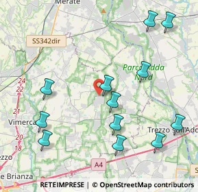 Mappa Via Castelletto, 20883 Mezzago MB, Italia (4.65083)