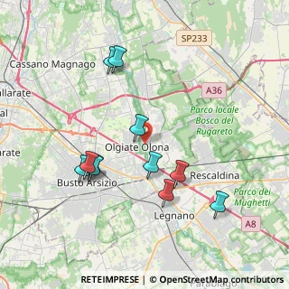Mappa Via Lazzaretto, 21050 Marnate VA, Italia (3.79545)