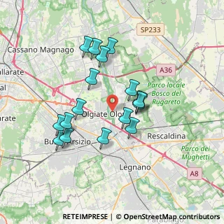 Mappa Via Lazzaretto, 21050 Marnate VA, Italia (3.19235)
